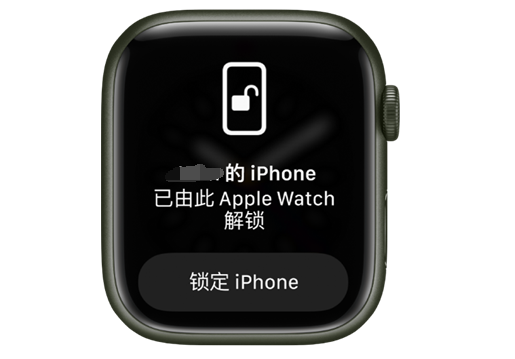 商丘苹果手机维修分享用 AppleWatch 解锁配备面容 ID 的 iPhone方法 