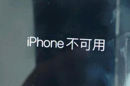 商丘苹果服务网点分享锁屏界面显示“iPhone 不可用”如何解决 