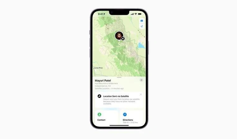 商丘苹果14维修分享iPhone14系列中 FindMy功能通过卫星分享位置方法教程 